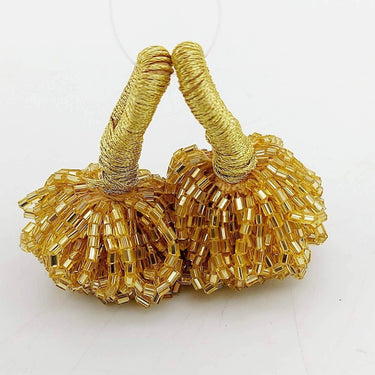 Gold Bead Tassels Latkan, Indian Latkans, Sewing Latkans